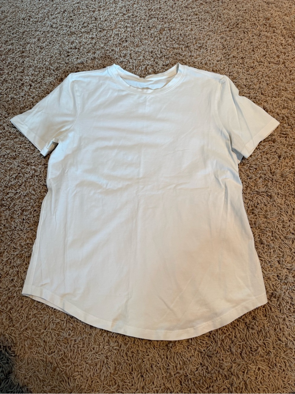 Classic White Crew Neck women’s T‑Shirt